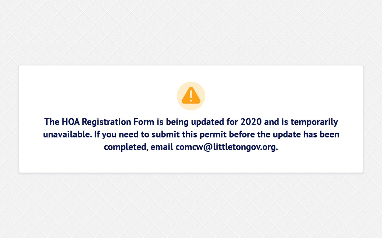 Littleton neighbors HOA questionnaire and community information